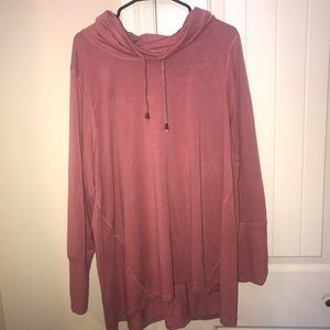 Long sleeve cowl neck top